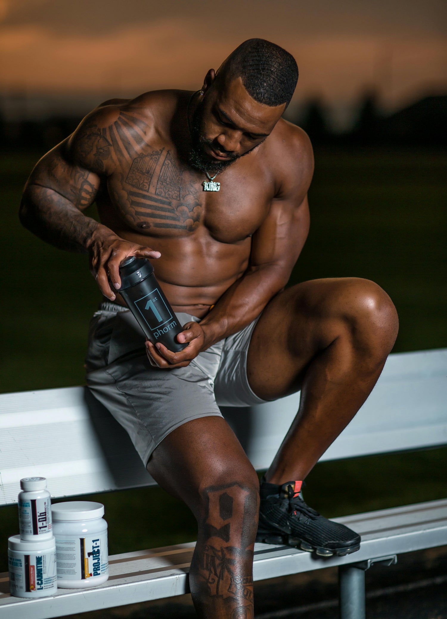 Shop sports nutrition supplements in Kenya. Protein, recovery & performance products for fitness, strength and endurance.Photo by Jordan Bergendahl : https://www.pexels.com/photo/muscular-man-sitting-on-a-bench-and-holding-a-bottle-13464104/
