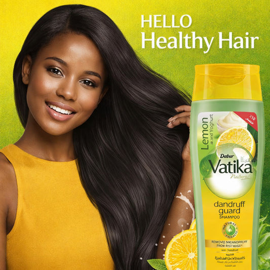 Vatika Naturals Dandruff Guard Shampoo (360mL)