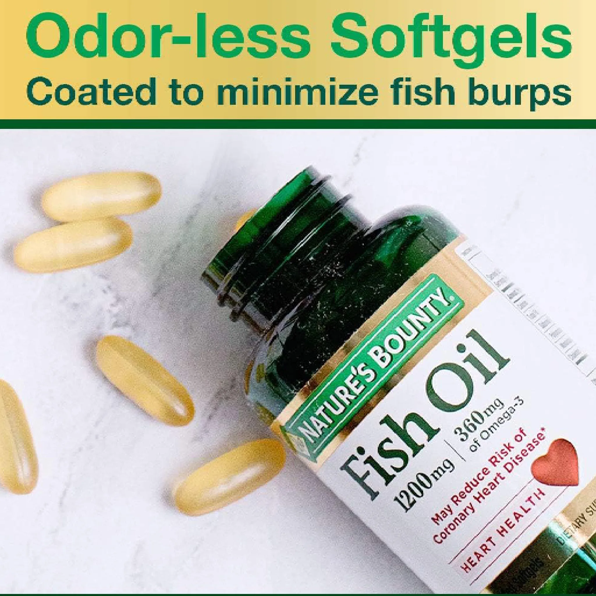 Omega-3 Fish Oil (1200mg)
