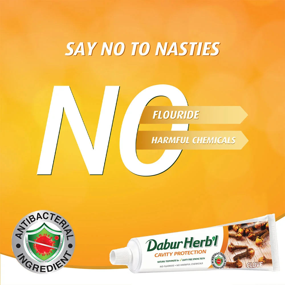 Dabur Clove Toothpaste (Flouride Free) 30g