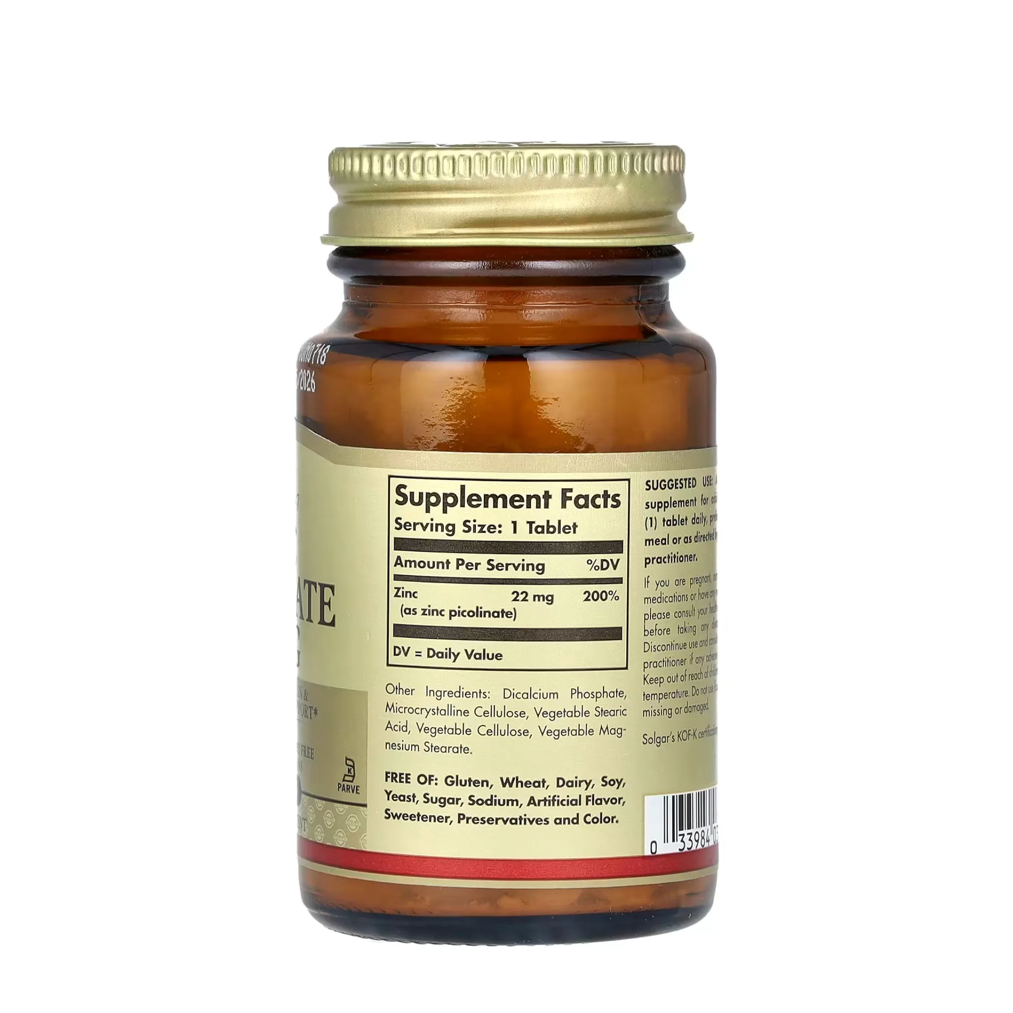 Solgar Zinc Picolinate