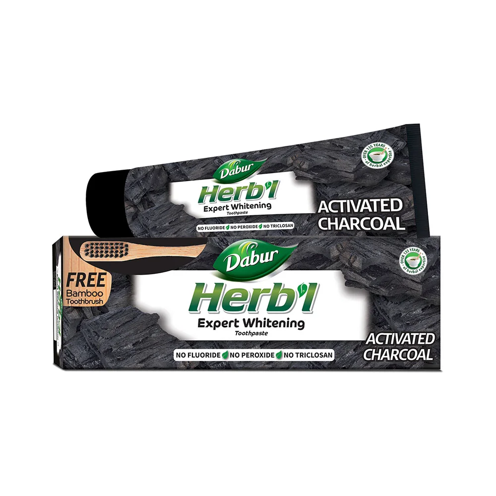 Dabur Charcoal Toothpaste (Fluoride-Free) 140g
