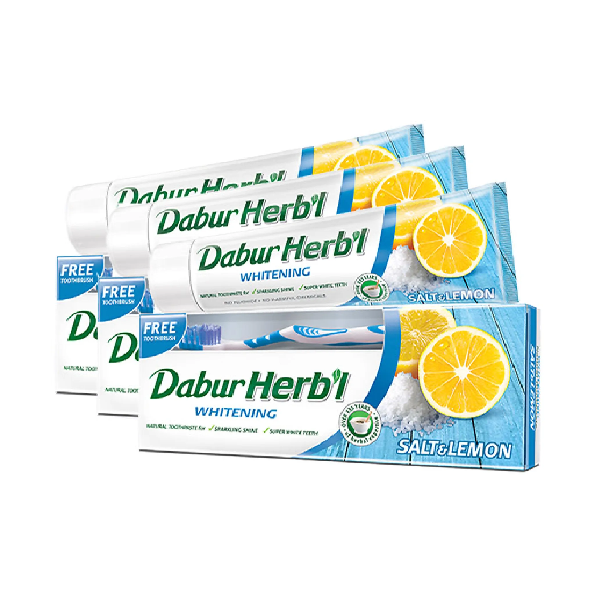 Dabur Salt & Lemon (Fluoride-Free Toothpaste) 140g